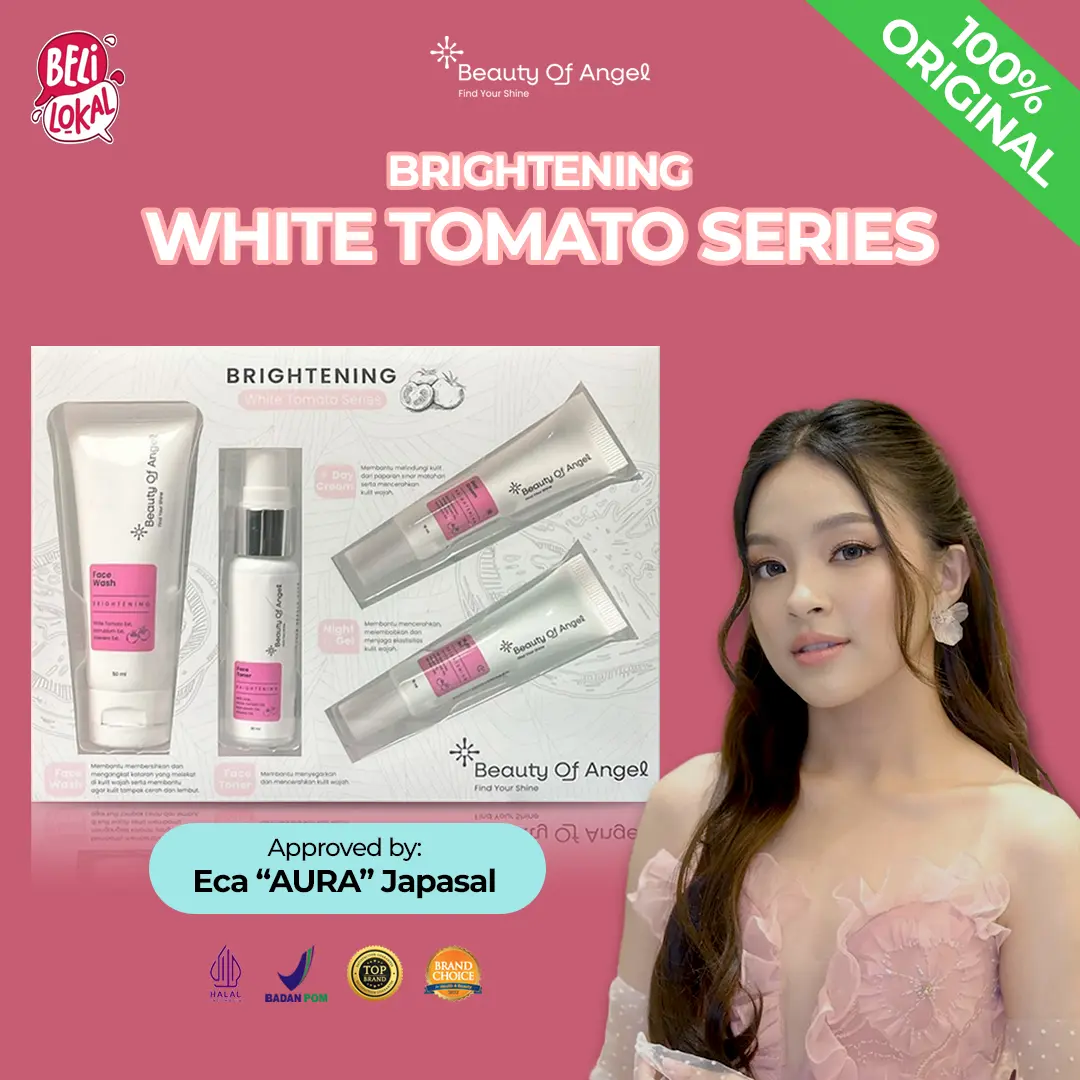 [Paket Skincare Hemat] COD White Tomato Beauty Of Angel Paket Skincare Niacinamide Skincare 1 Paket White Tomato Dr Richard White Tomato Series Whitening Mencerahkan Komedo Facial White Tomato Original Pencerah Wajah Paket Skincare Memutihkan Hitam