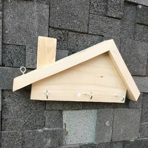 Rak Kayu Minimalis Gantungan kunci kayu jati belanda Minimalis