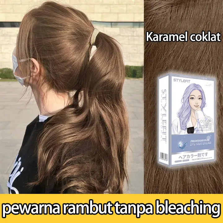 【Menutup uban】Cat rambut ungu hitam 200ML Tidak perlu pemutih(semir rambut ungu,cat rambut ungu,cat rambut purple,shampoo pewarna rambut,pemutih,hair color,warna rambut,ash grey hair colour,bremod milk tea ash,semir rambut warna biru,cat rambut abu abu) 6