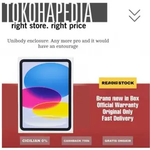 New iPad 11 2025 128GB 256GB 512GB 11th Gen 11" WiFI Cellular Resmi Apple