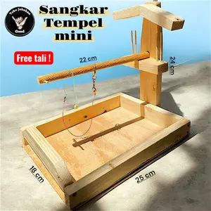 sangkar tempel burung mini