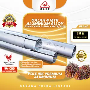 IBK PREMIUM PIPA EGREK SAWIT IBK GALAH PIPA ALUMINIUM IBK PREMIUM POLE UKURAN 32 mm, 38 mm, 4+4 METER