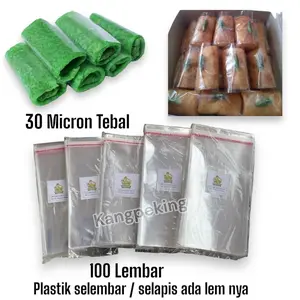 Plastik OPP One Sheet Selapis Selembar Risoles Kue 6x18 7x18 8x18 9x20 10x20 PLastik Risol plastik dadar gulung gorengan