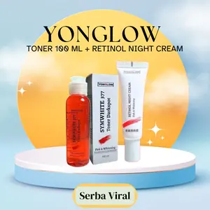 Yonglow Salep Flek Retinol Night Cream + Toner Flek 100ml Symwhite 377 BPOM Penghilang Noda Bintik Hitam Jerawat
