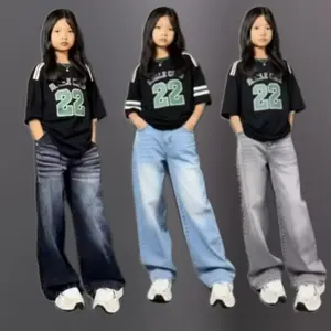 Skena Jeans Tebal Anak Perempuan Gombrong Kekinian