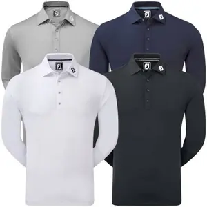 Kaos Kerah Polo Shirt Lengan Panjang Golf FOOTJOY Terlaris