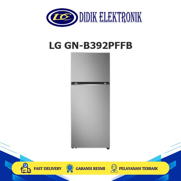 Gambar LG GN-B392PFFB  Kulkas 2 Pintu Smart Inverter Prime Silver 395L dari Didik Elektronik Store Kota Administrasi Jakarta Barat Tokopedia