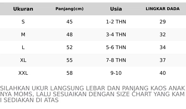 fidhel store T-SHIRT KIDS STREP NUMBERS/KAOS ANAK LOGO ANGKA