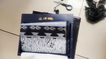 Product Review of Sarung Tenun Al-Wafiq Bahan Katun Motif Batik Songket Pria Dewasa Santri Muslim Kain Hitam from k**g 0