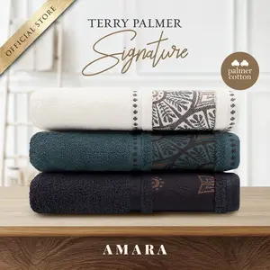 Handuk Terry Palmer Signature - Amara - Handuk Mandi 70 x 140cm / 50 x 100cm / Handuk Wajah / Handuk Seserahan / Kado / Hadiah