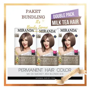 BUNDLING Miranda Hair Color MC20 Smokey Ash 30ml | 2pcs | 3pcs | 5pcs