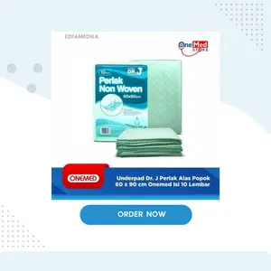 Underpad Dr. J 10 pcs 60 x 90 // Perlak Dispossable