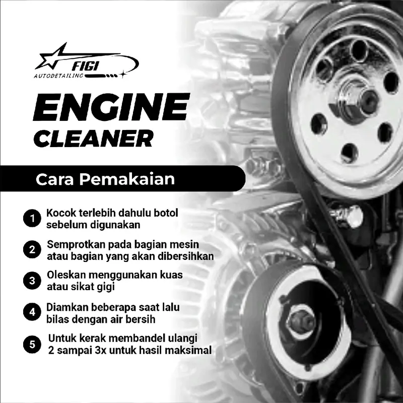 Pembersih kerak karat mesin mobil dan motor Engine cleaner 3