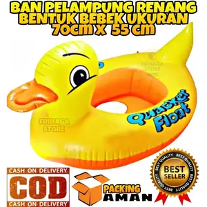 ( BISA COD ) PROMO Pelampung Duduk Model Bebek / Ban Renang Anak Karakter / Pelampung Anak Renang
