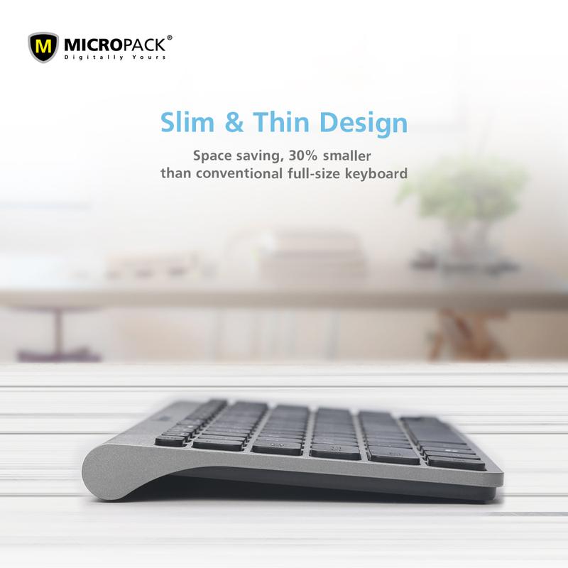 Product Introduction of Slim Wireless Mouse and Keyboard Combo KM-218W 10