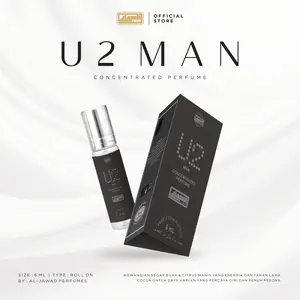 PROMO 1 BOX 6 Botol Al Jawad U2 Man Aroma Fruity Citrus Sweet Parfum Perfume Minyak Wangi Unisex Tahan Lama