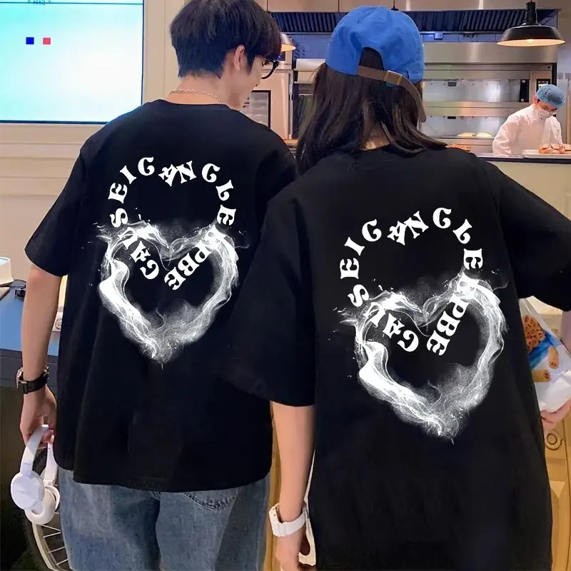 KAOS COUPLE LOVE ASH / KAOS PASANGAN 2