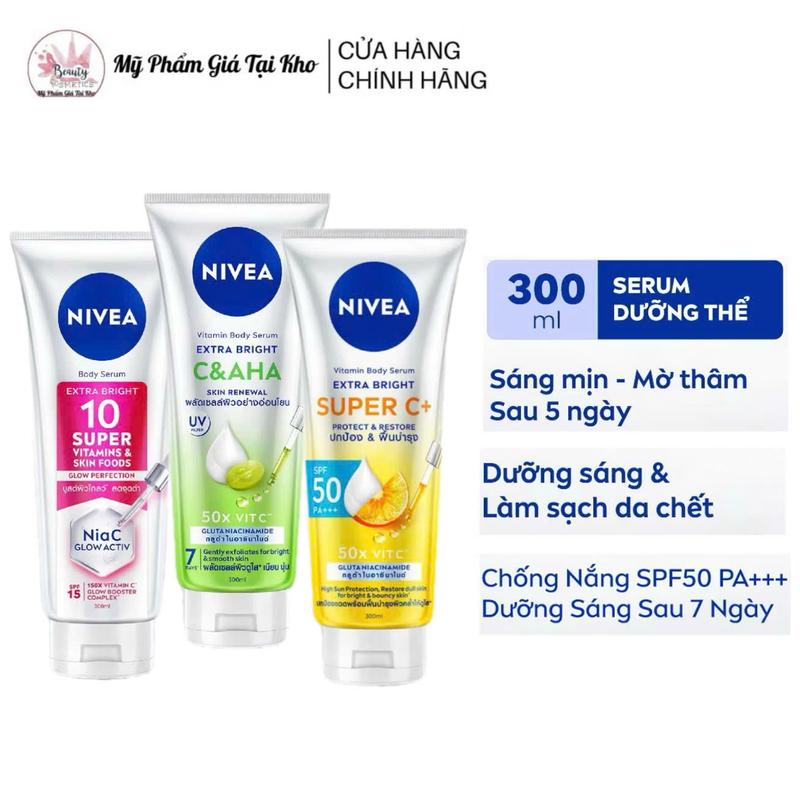 Serum Dưỡng Thể Nivea Sáng Da, Mờ Thâm Nám 300ml | HASAKI BEAUTY