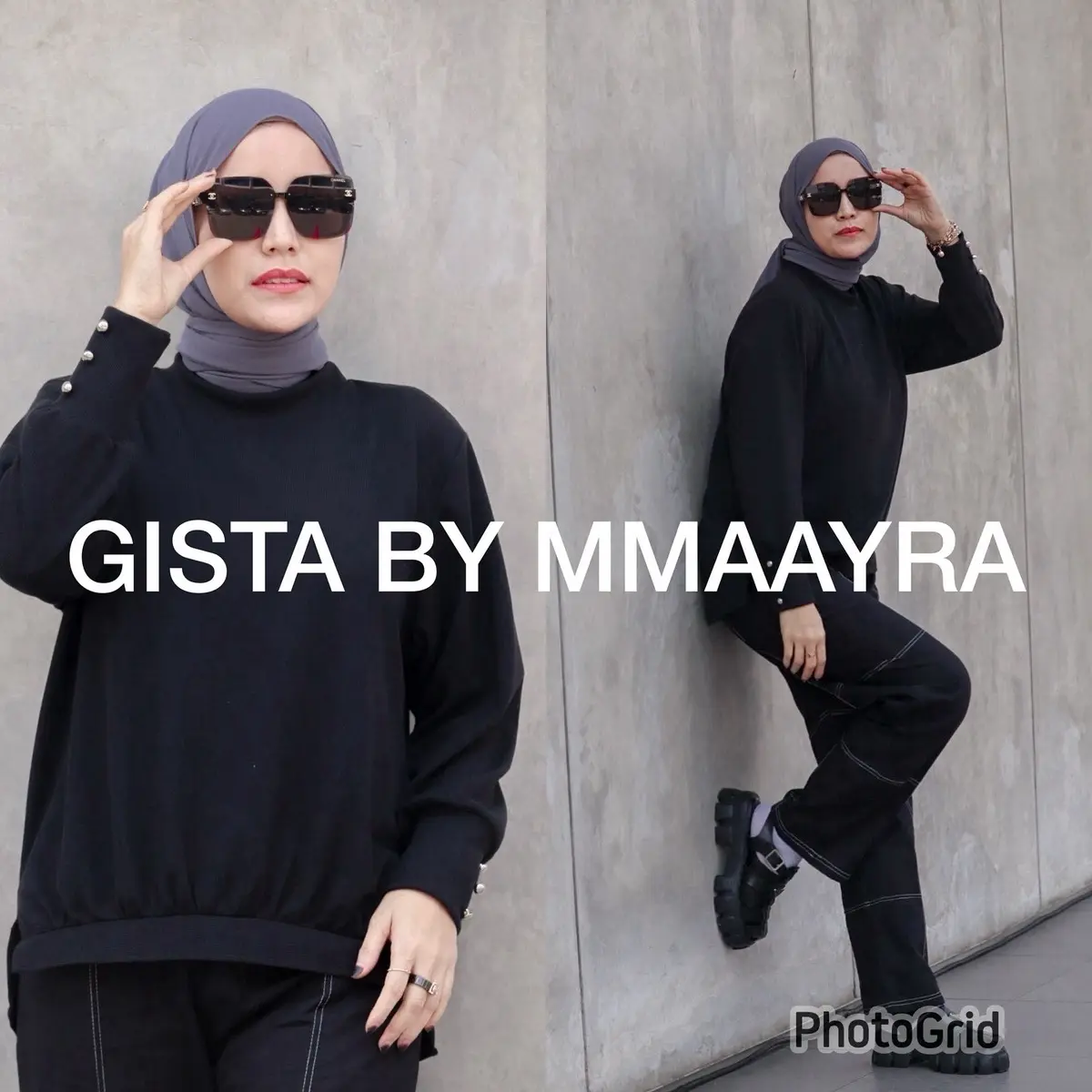 Mmaayra - Gista By Mmaayra - Setelan One set Atasan blouse dan Rok