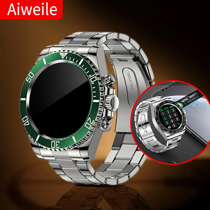 Đồng Hồ Thông Minh Nam, Aiweile AW12, Dành Cho Hệ Điều Hành Android Và IPhone, Chức Năng Thể Thao, Cuộc Gọi Không Dây (Làm, Nhận / Từ Chối), Thích Hợp Làm Quà Tặng Cho Bạn Bè Smartwatch