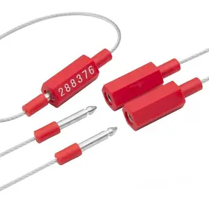Cable Kabel / Seal Segel 25CM / Segel Kontainer Segel Locis Security / Kawat Segel Kontainer Bahan Baja Untuk Pengaman Pengiriman / Cable Seal Segel /Disposable steel wire seal tank