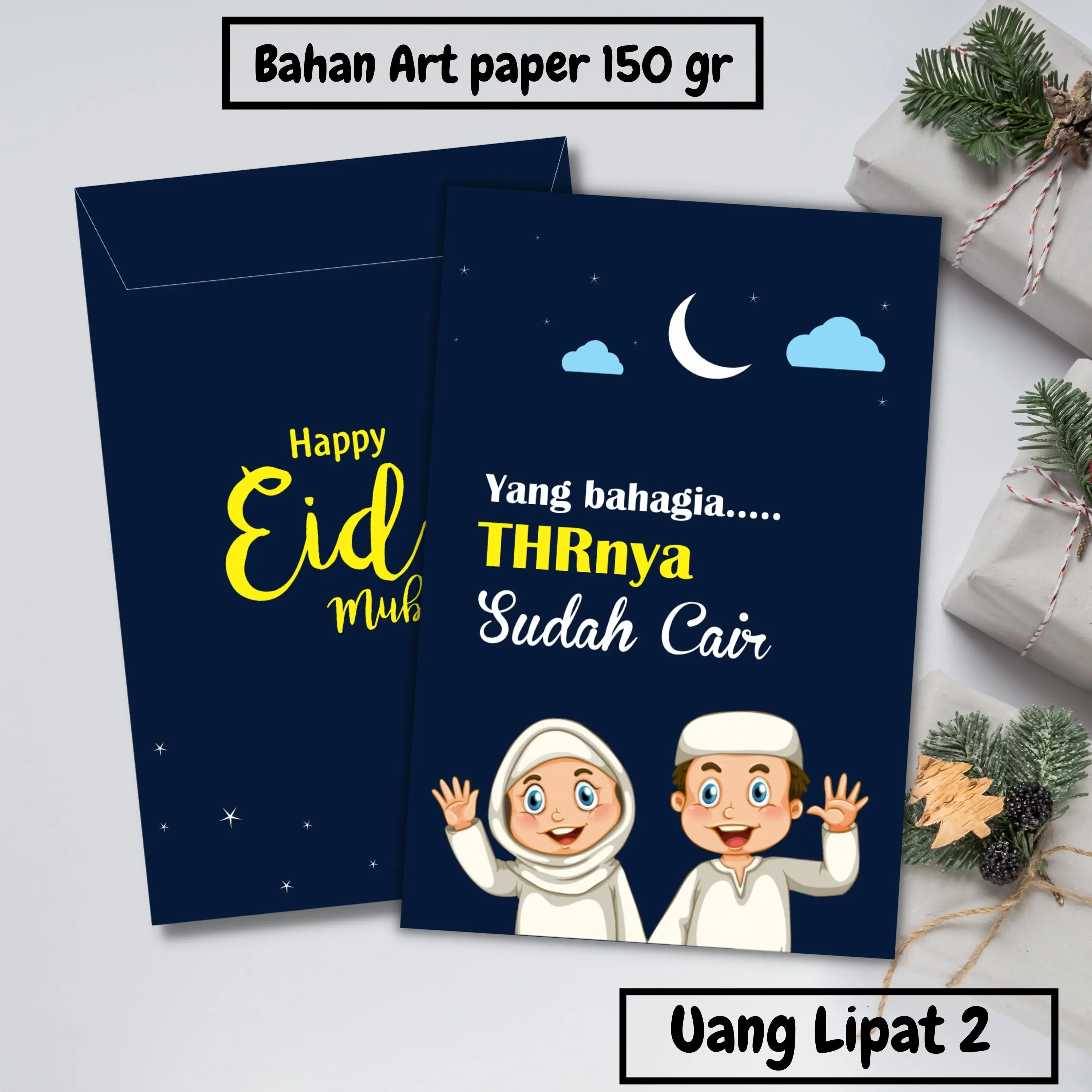 Amplop Thr Lebaran Hari Raya Idul Fitei Terbaru Custom Kekinian Aesthetic Murah