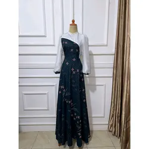 Couple Clara Sarimbit Batik Baju Lebara  Terbaru Kemeja Panjang