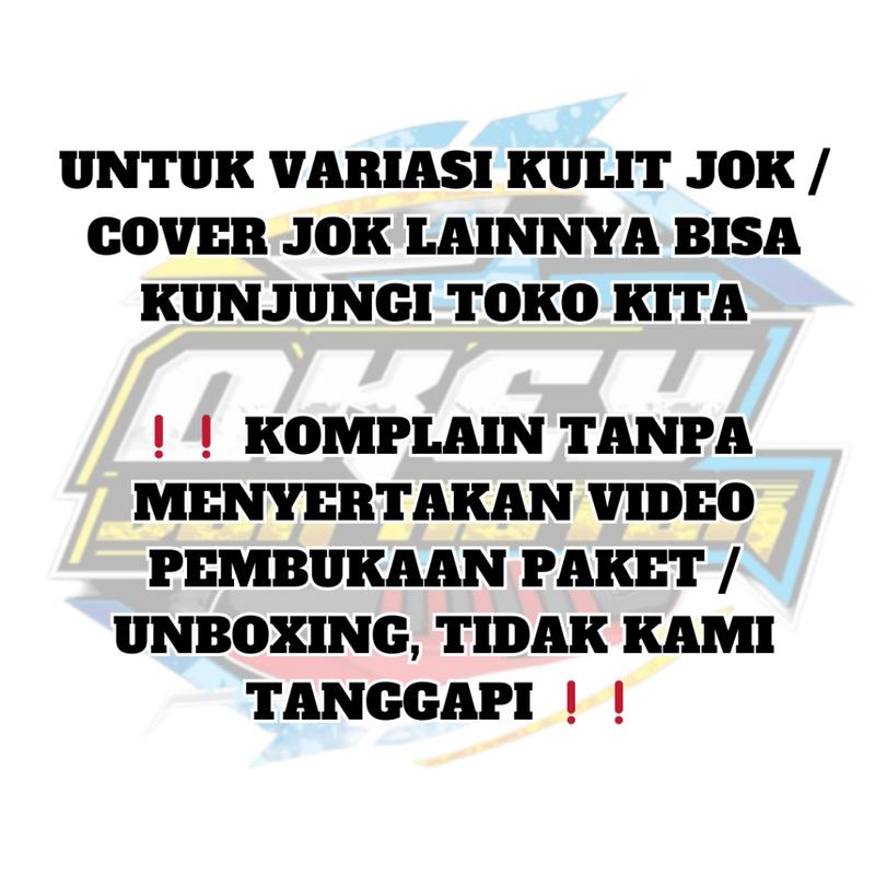 kulit jok motor honda supra x 125 (tersedia 2 jenis varian bahan) 7