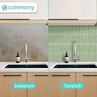 Gambar 10Pcs Matte Wallpaper Dinding 3D ​Motif Batu Bata / 30x30cm Sticker Dinding Dekorasi Kamar ​murah Perekat / Foam Timbul Stiker Dinding Pvc - Sage Green Matte 10PCS dari Commomy decor Kab. Tangerang 2 Tokopedia