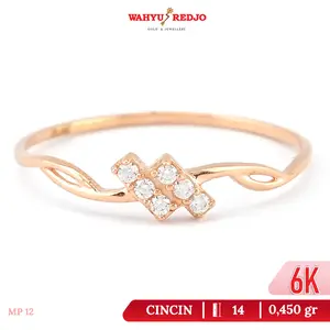 Cincin Emas Kadar 6k Wahyu Redjo CC-6K 31567975