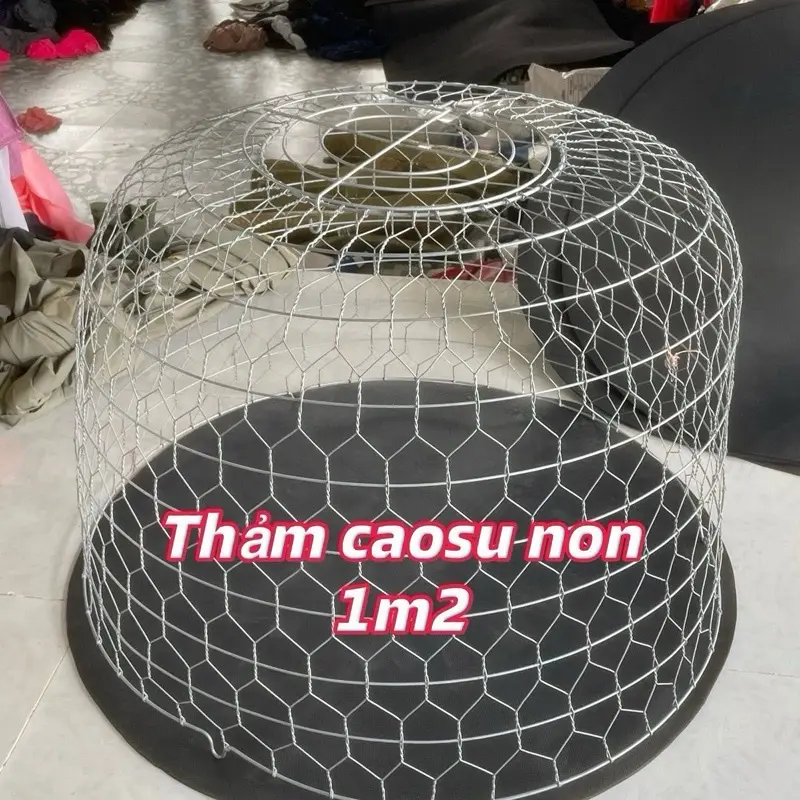 Thảm lót bội gà 1m1 caosu non 2 mặt chống trượt 3
