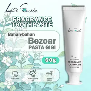 Let’s Smile Whitening Pasta Gigi 60g – Removes Yellow Stains, Freshens Breath, Brightens Teeth, Protects Gums, Safe & BPOM Certified