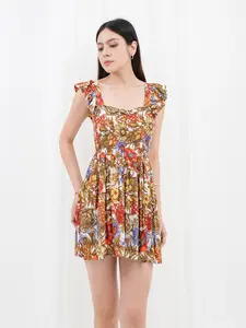 Dress mini korea/Gencywomen bahan rayon premium