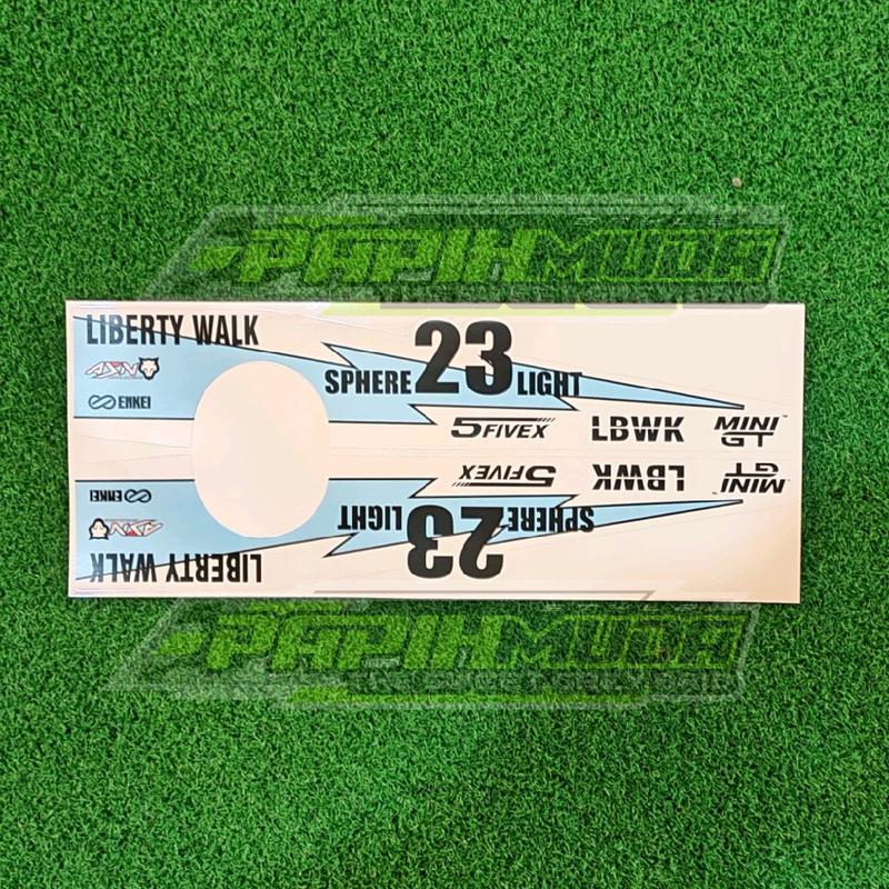 Stiker livery miniatur bus LBWK sudah cutting/livery miniatur bus RKC ...