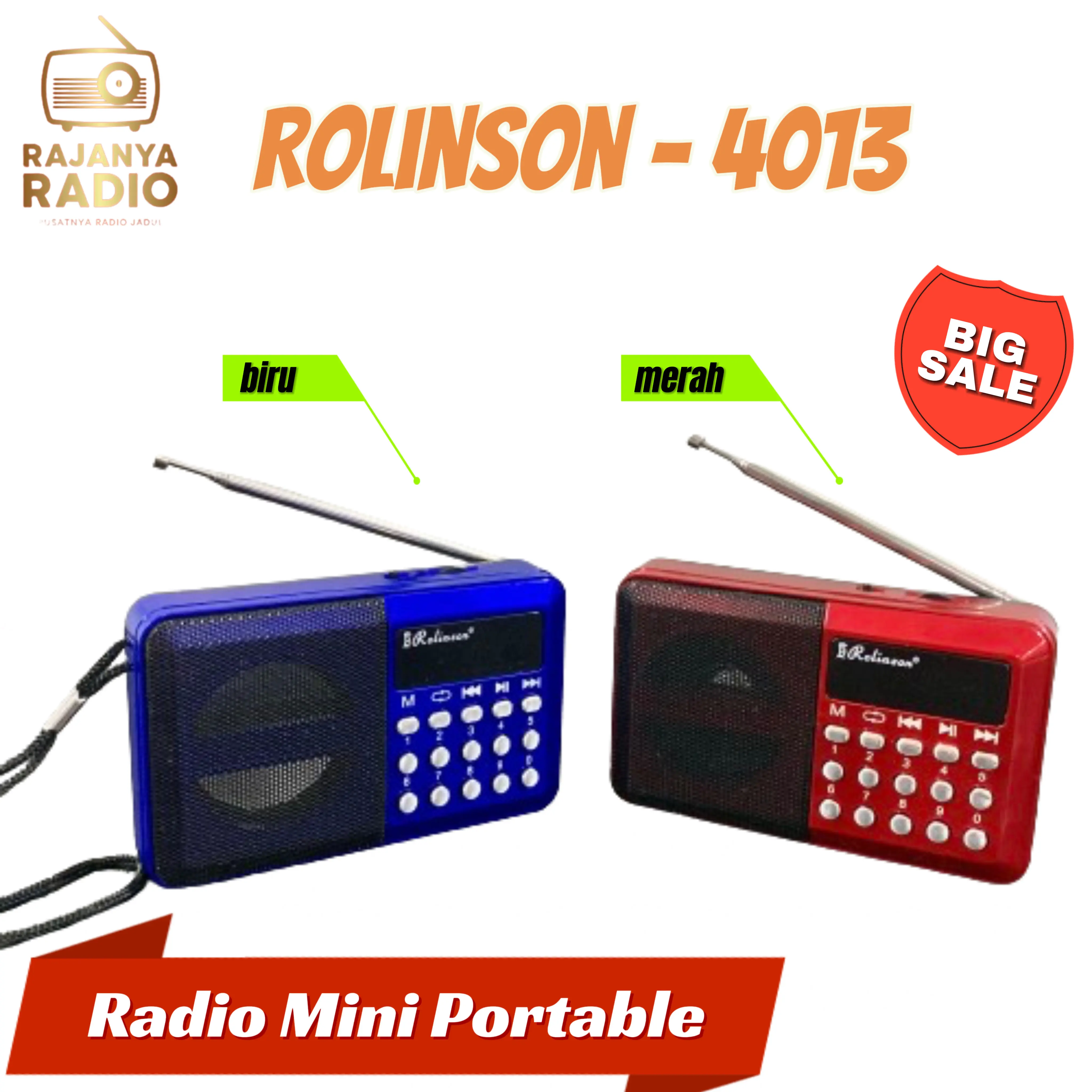 Speaker Radio Portable / Radio Mini Senter Mitsuyama MS-4022