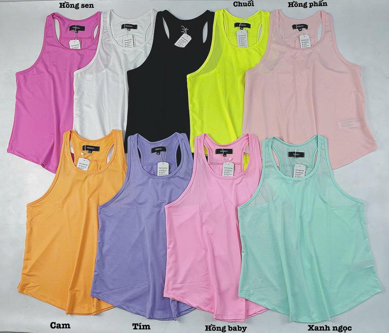 Áo 3 Lỗ Lưới Mè Siêu Nhẹ Thoáng Mát Tập Gym Chạy Bộ Thể Thao