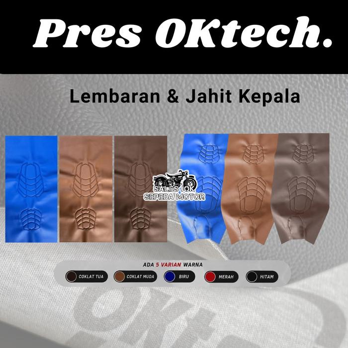 Gambar kulit jok motor PRES LEMBARAN DAN JAHIT KEPALA dari sales jok sepeda motor Kab. Gresik Tokopedia