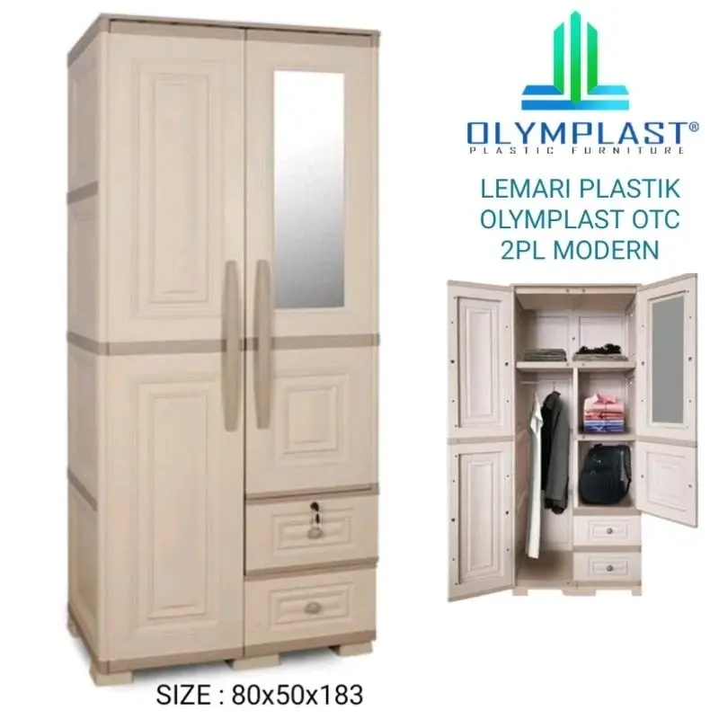 Lemari Olymplast 2p Modern Berkualitas tinggi
