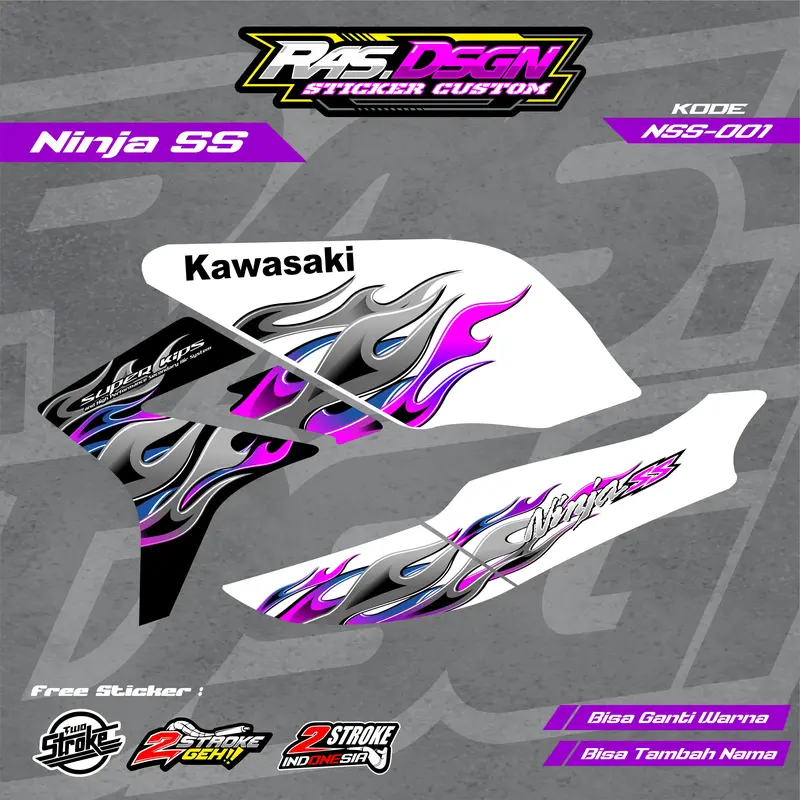 Striping Ninja SS Api Transparan - Striping Ninja SS/R Transparan 3