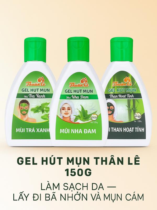  Gel Lột Mụn Than Hoạt Tính  Nha Đam  Trà Xanh 150g   k kèm giấy  Skincare Làm Đẹp Da Women Cosmetics 