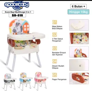 Space Baby Kursi Makan Untuk Baby /Kursi Makan SB518