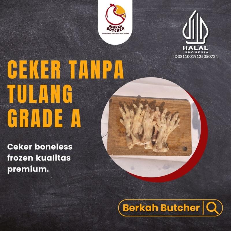 Berkah Butcher Ceker Ayam Tanpa Tulang Premium 1
