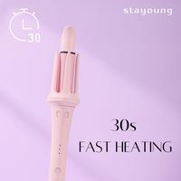 Gambar STAYOUNG Automatic Curler L1, Penggulung Rambut, Penata Rambut, Peralatan Perawatan Pribadi, Pemanas Keriting, Alat Kecantikan, Garansi Internasional, Multifungsi, Cepat, Aman - Light Purple dari STAYOUNG Indonesia Kota Bekasi 4 Tokopedia