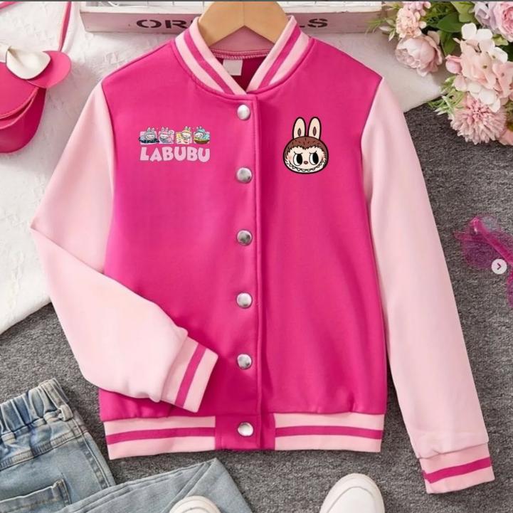 Product Introduction of KG R SMILE KIDS JACKET BOMBER - JACKET BASEBALL ANAK - BAHAN FLEECE GRAMASI 240 - DETAIL SABLON - SWEATER BOMBER ANAK-ANAK 20