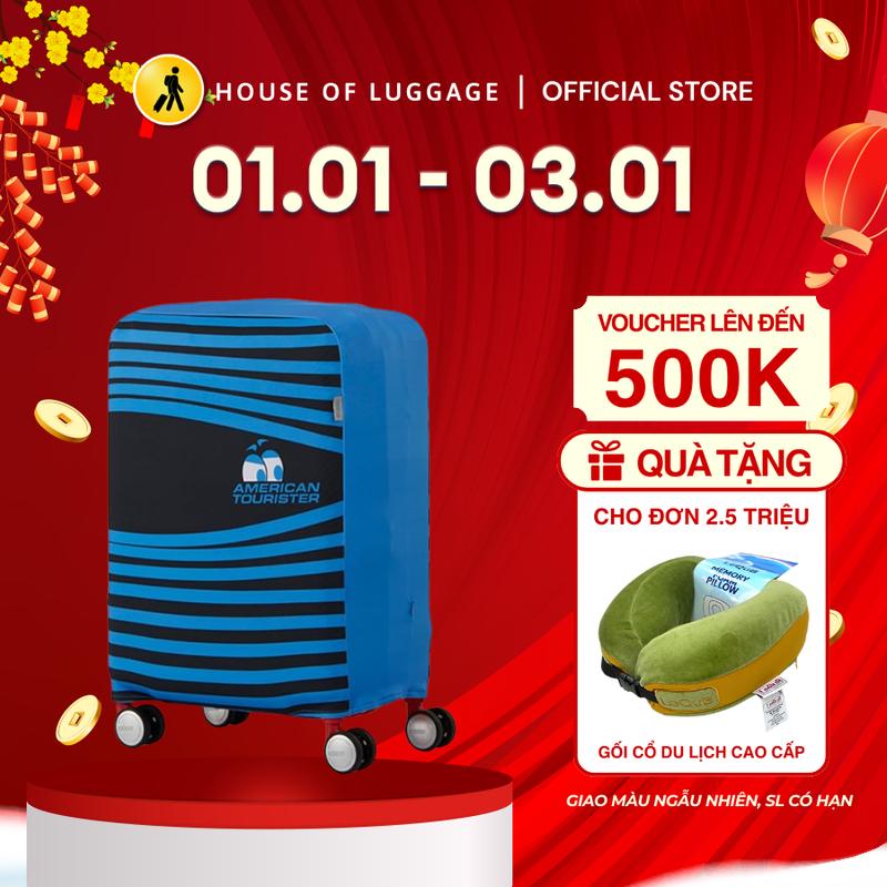   CHÍNH HÃNG  Bao trùm vali AT Accessories Stretchable - Thương hiệu AMERICAN TOURISTER - MỸ - Bảo Hành Chính Hãng Toàn Cầu 