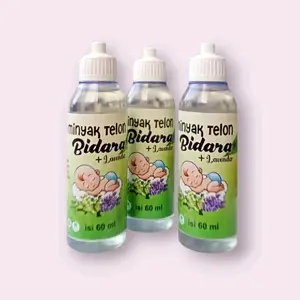 Minyak Telon Bidara 60ml Aroma Lavender Pelancar Terbaik Anak-Anak Bayi Perut Menghangatkan