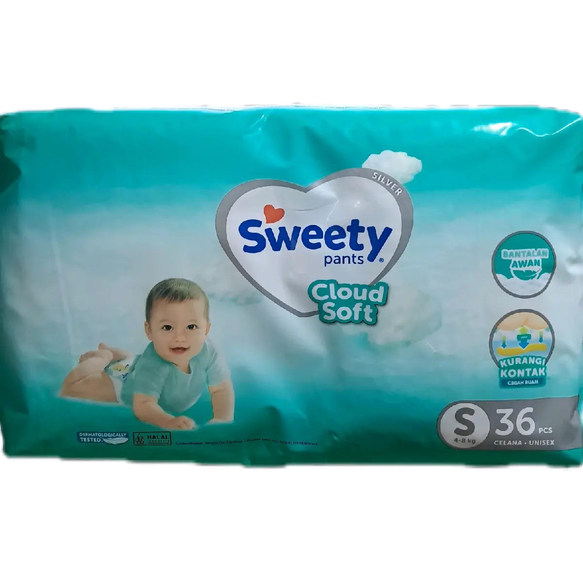 SWEETY SILVER PANTS S36 (4-8kg) Diapers
