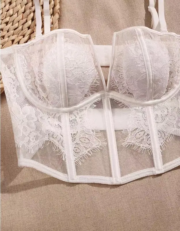Áo Ngực Ren Thời Trang Pháp, Đồ Lót Gợi Cảm, Gọng Mỏng Và Mềm, Vỏ Áo Ngực Đẩy Lên, Thu Thập Vòng Hỗ Trợ 5