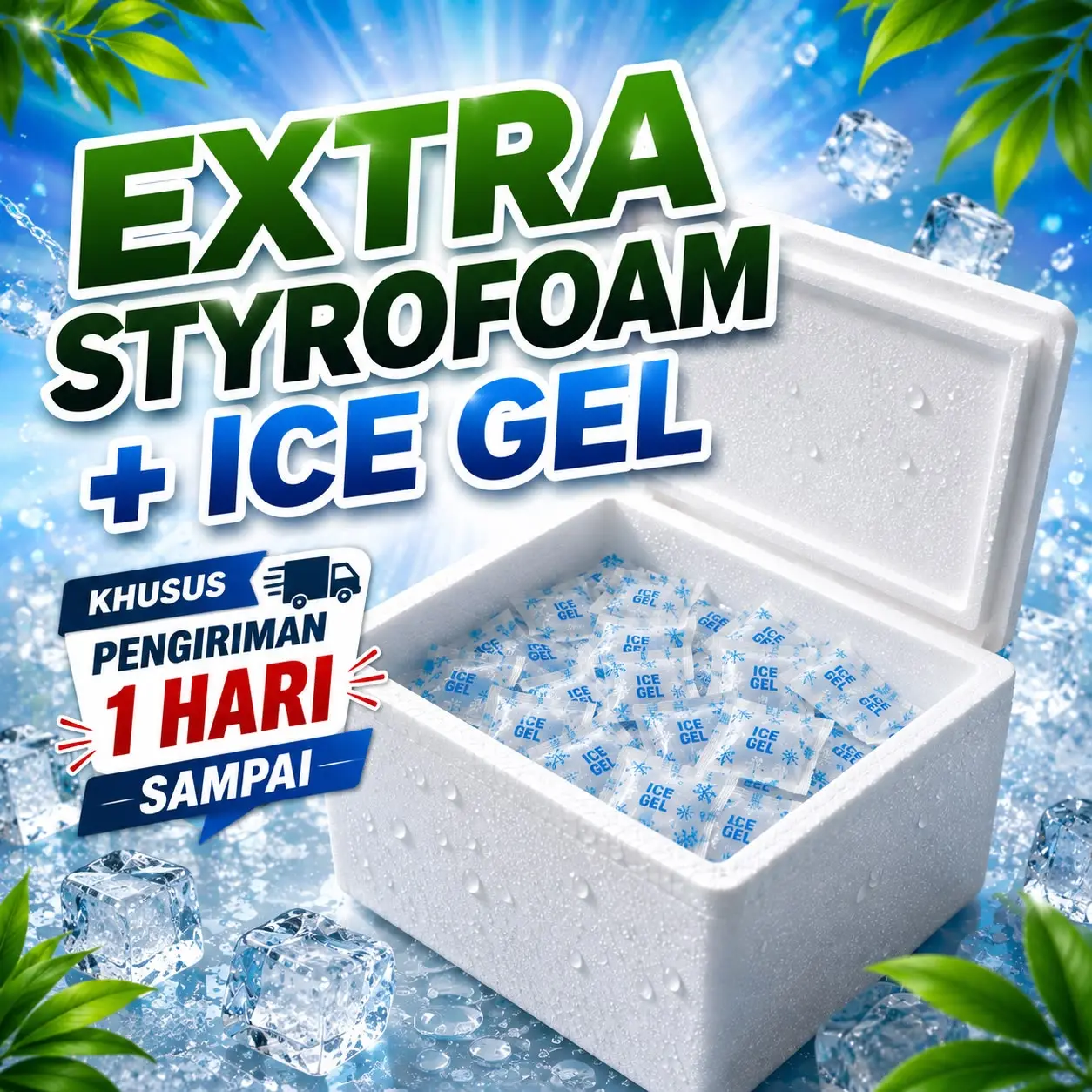 EXTRA STYROFOAM KHSUSU PENGIRIMAN 1 HARI SAMPAI/NEXTDAY