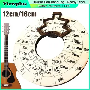 Guitar Chord Wheel Fifth Circle Wooden Melody Tool Musical Instruments And Accessories Chord Wheel For Musicians